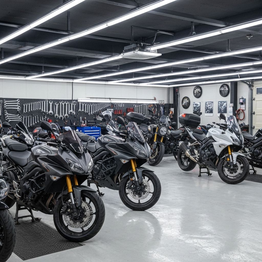 수리 완료 오토바이들